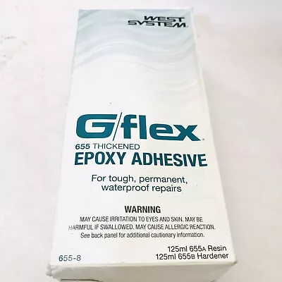 $49.99 • Buy West System 655-8 G/flex Epoxy Adhesive, Two 4.5 Fl Oz
