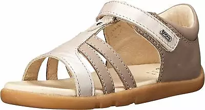 $29.99 • Buy Bobux I-walk Baby Girl Leather Sandals Precious Metal Model 626301 Size US 5 NIB