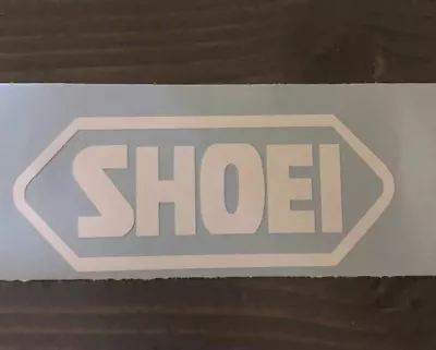 Shoei Vinyl Window Decal Sticker 5” X 2   Choose Your Color • $5