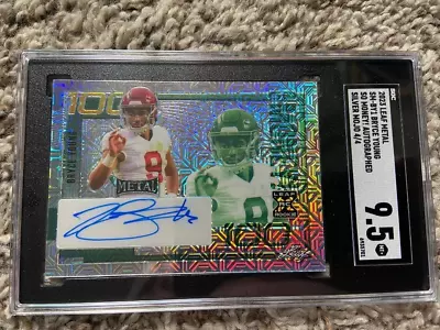 2023 Leaf Metal Bryce Young XRC Rookie Auto Card Panthers RC #4/4 SGC 9.5 Mint+ • $39.99