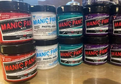 Tish & Snooky’s Manic Panic Semipermanent Hair Color Cream - 18 Jar Lot • $175.55