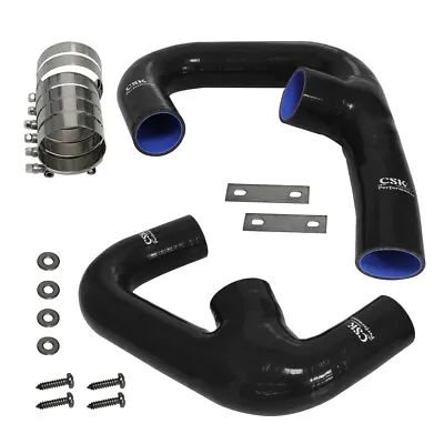 $132.90 • Buy Front Twin Intercooler Silicone Hose & Clamp For VW Golf R GTI MK7 2.0T 15-21