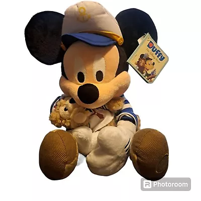 Disney Mickey Mouse Sailor With Duffy Bear 18” Plush Doll Official Disney Parks • $32.99