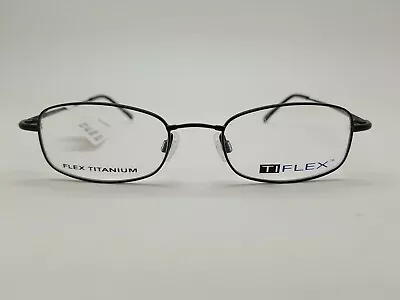 2 Units New TI Flex Titanium 1503 Matte Black Eyeglasses Frames 49-19-140 #370 • $129.99