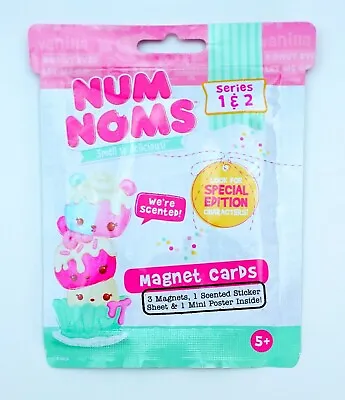 Num Noms Magnet Cards Blind Bag Series 1 & 2 Scent Sticker Poster Diecut Magnet • $9.47