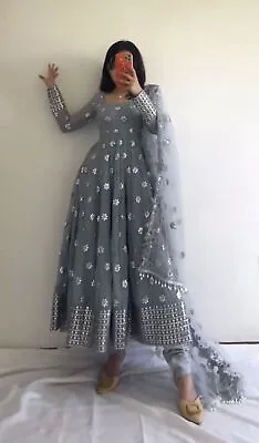 Party Wear Anarkali Gown Women Designer Salwar Kameez Indian Pakistani Dress • £58.61