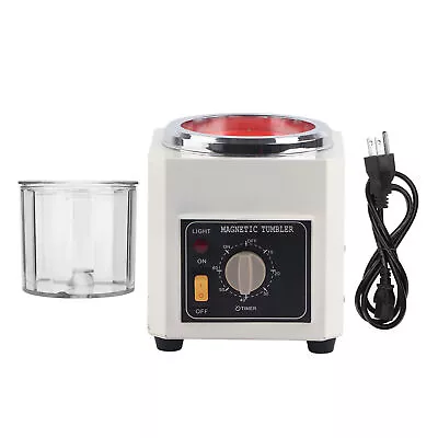 Magnetic Tumbler Jewelry Polisher Finisher Machine Polishing Tool 110V BGS • £151.51