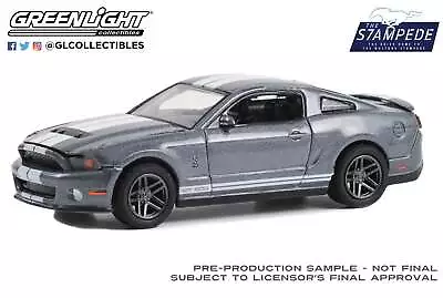 Greenlight 1/64 Mustang Stampede S1 2010 Shelby GT500 Sterling Grey Metallic 133 • $6