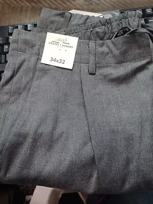 Crosby & Howard Men's Dress Pants NWT $98.50  Pleated F85PY302 Lot3 • $12