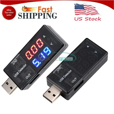 USB Charger Doctor Current Voltage Tester Detector Battery Voltmeter Ammeter US • $6.99