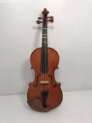 Full Size Violin Musical Instrument Brown With Two Bows And Hard Shell Case • $52