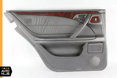 96-03 Mercede W210 E320 E430 Rear Left Driver Interior Door Panel Black OEM #1 • $91.30