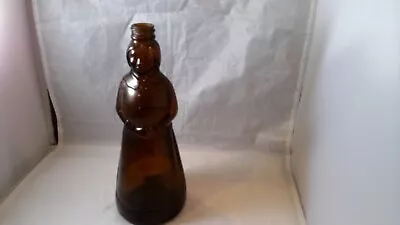 Vintage Ms Buttersworth Syrup Glass Bottle Amber Brown 1973 10  • $15