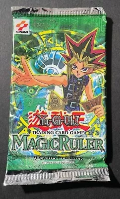 2002 Yugioh Magic Ruler Sealed Booster Pack • $31.49