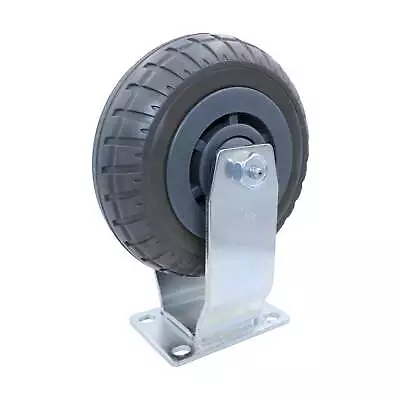 SNAP-LOC 400 Lb Caster 6 Inch Extreme-Duty Synthetic Rubber Rigid • $31.99