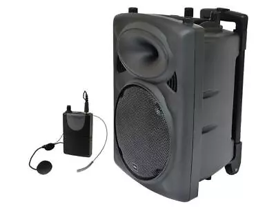 QTX QR10PA Portable PA System Wireless Microphone & USB • £210.50