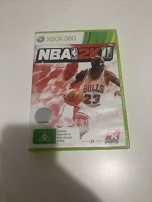 NBA 2K11 - Michael Jordan Cover Microsoft Xbox 360 Missing Manual - Free Post • $7.95