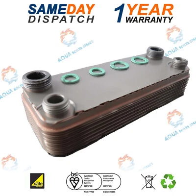 £41.80 • Buy Vaillant Compact BF VCW GB 221T Boiler Plate Heat Exchanger (14 Plates) 064946