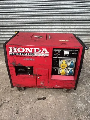 Honda Ex4000s Super Silent 4kva Generator Farm Yard Catering Van Large 240v 110v • £450