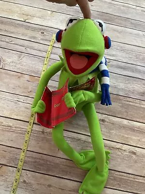 Muppets Kermit The Frog Plush Green Christmas 19” Muppet Show 25 Years Nanco NWT • $24.75