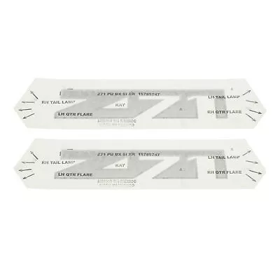 OEM Right & Left Bedside Z71 Logo Decal Sticker Set 02-06 Avalanche 15785747 • $77.74