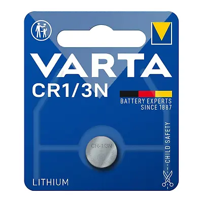 VARTA CR1/3N LITHIUM BATTERIES 3V 170 MAh CELL CR11108 2LR76 DL1/3N EXP 2030 NEW • £4.85