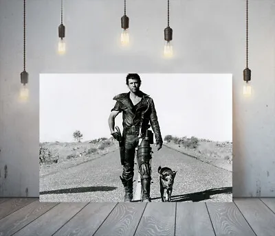 £36.99 • Buy Movie Poster Mad Max -framed Canvas Wall Art Picture Paper Print- Black White