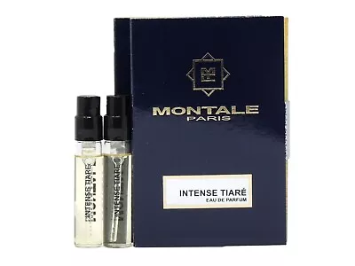 MONTALE PARIS INTENSE TIARE EDP 2.0ml .06oz X 2 COLOGNE PERFUME SPRAY SAMPLES • $11