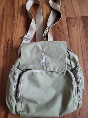 Frederick Warne & Co Peter Rabbit Backpack Bag For Children Oliver Green Fabric  • $15.25