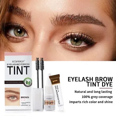 ICONSIGN Professional Tinting Eyelash & Eyebrow Dye Tint Lash Kit - All Colours  • £3.99