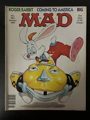 MAD Magazine #284 January 1989 Roger Rabbit Coming To America • $4.95