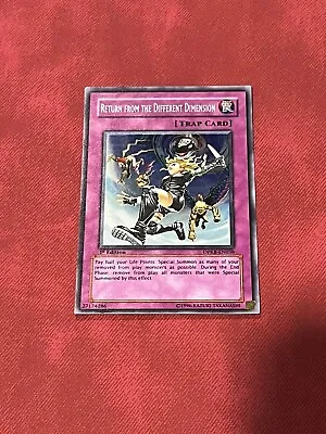 Yu-Gi-Oh! TCG Return From The Different Dimension Duelist Pack: Kaiba DPKB-EN038 • $13