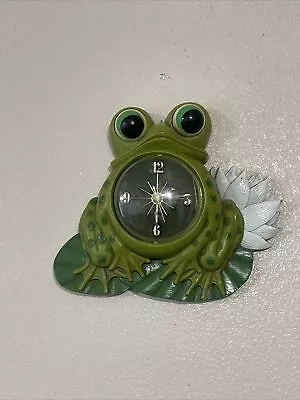 Vintage 1970's Burwood Products Frog Electric Wall Clock   Tested Working • $50