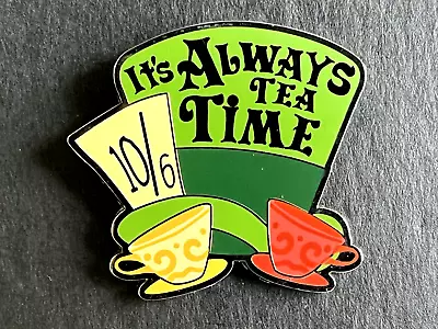 DS - Mad Hatter - It's Always Tea Time 10/6 Alice Wonderland Disney Pin 144671 • $7.60