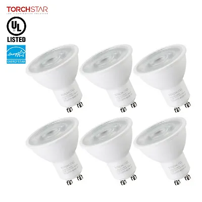 6PCS 6.5W Dimmable LED MR16 GU10 Base Light Bulb Energy Star 3000K/4000K/5000K • $22.99