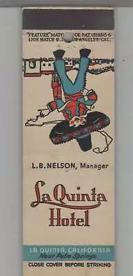 Matchbook Cover - Sombrero - LaQuinta Hotel LaQuinta CA • $4.95