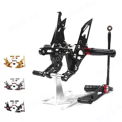 Adjustable Rearsets For Yamaha YZF R1 2009 - 2014 Rear Set Foot Pegs Footrest US • $158.35