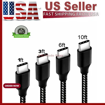 Heavy Duty Charging Phone Cable Type-C USB-C For Samsung Android LG Charger • $1.75