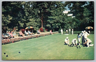 $1.99 • Buy Lawn Bowling At Inn Buck Hill Falls PA Pennsylvania Postcard PM Ridgewood NJ WOB