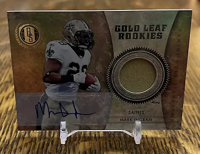 Mark Ingram 2011 Gold Standard Gold Leaf Rookies Rookie Patch Auto 23/25 Saints  • $29.99