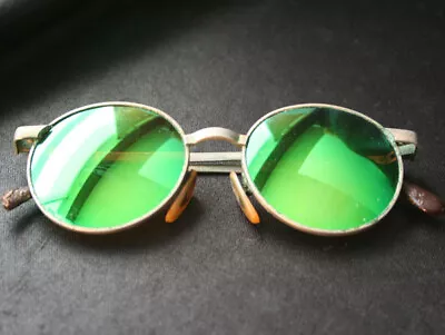Vintage REVO Sunglasses Reflective Green Lenses As-Is Frame 960-005 • $149.99