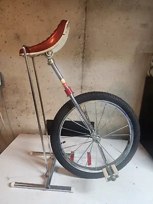 Vintage  Hedstrom USA Unicycle W/Troxel Red Sparkle Banana Seat  • $75