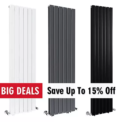 Vertical Radiator 1800 Double Flat Panel Central Heating Tall Upright Rads • £14.99