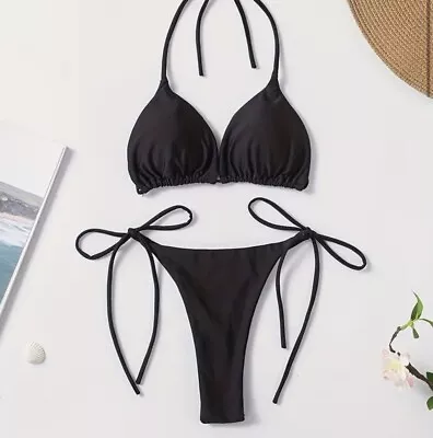 New Sexy Mini Bikini Women Brazilian G-String Set Thong Swimwear Swimsuits • $13