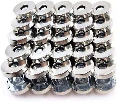 50 Sets Magnetic Purse Snap Clasps Button /Great For Closure Purse Handbag • $11.70