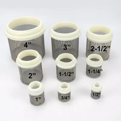 $3.45 • Buy Stainless Steel Mesh Filter Strainer Male Thread 1/2  3/4  1  To 4  Water Pipe