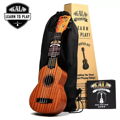 **kala Mahogany Learn To Play Starter Pack W/bag Free Online Lessons & Tuner**  • $75