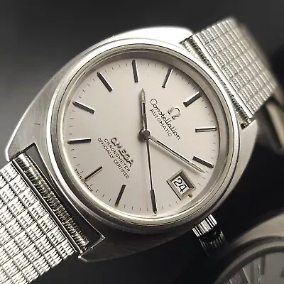 Vintage Omega Constellation 168.0056 Chronometer Men Automatic Watch Moblot Band • $1198