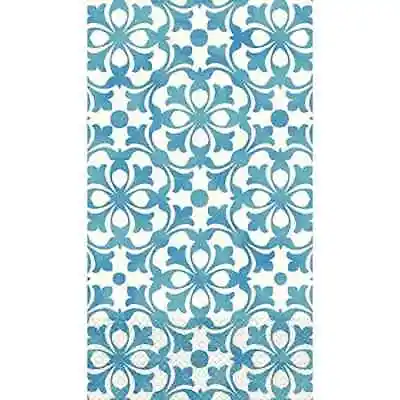 £10 • Buy French Quarter Blue White Ornate Garden Tea Party Paper Napkins Guest Towels