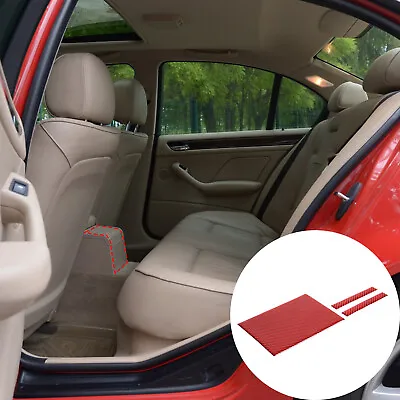 Red Carbon Fiber Rear Seat Air Vent Outlet Cover For BMW 3 Series E46 1998-2005 • $15.99